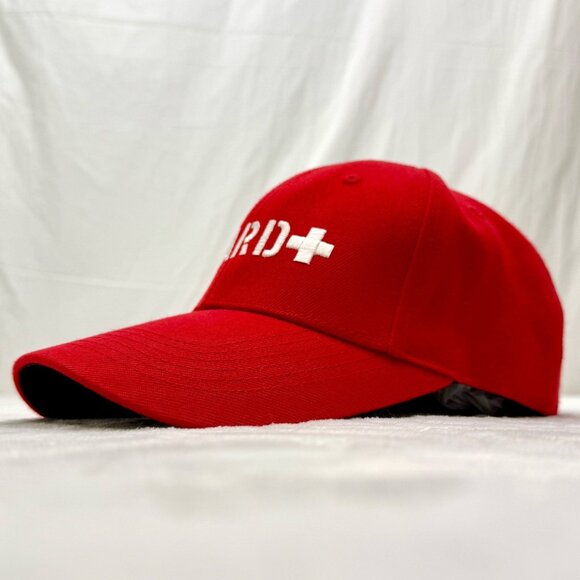 Lifeguard Cross Adjustable Cap Hat Red White Sporti - Picture 6 of 10